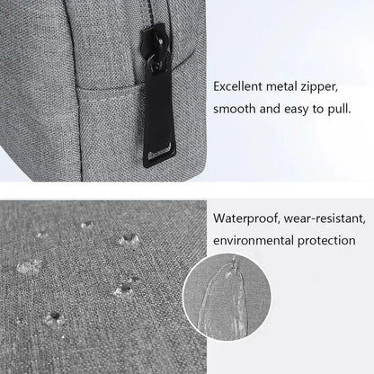 Waterproof Digital Accessories Storage Bag Large Capacity Portable Travel Carrying Organizer Bag for Mobile Phone USB Cable Band