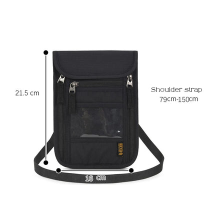 RFID Anti-Theft Travel Neck Pouch